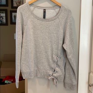Grey work out sweater